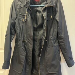 Yoki Dark Gray Utility Jacket for Women